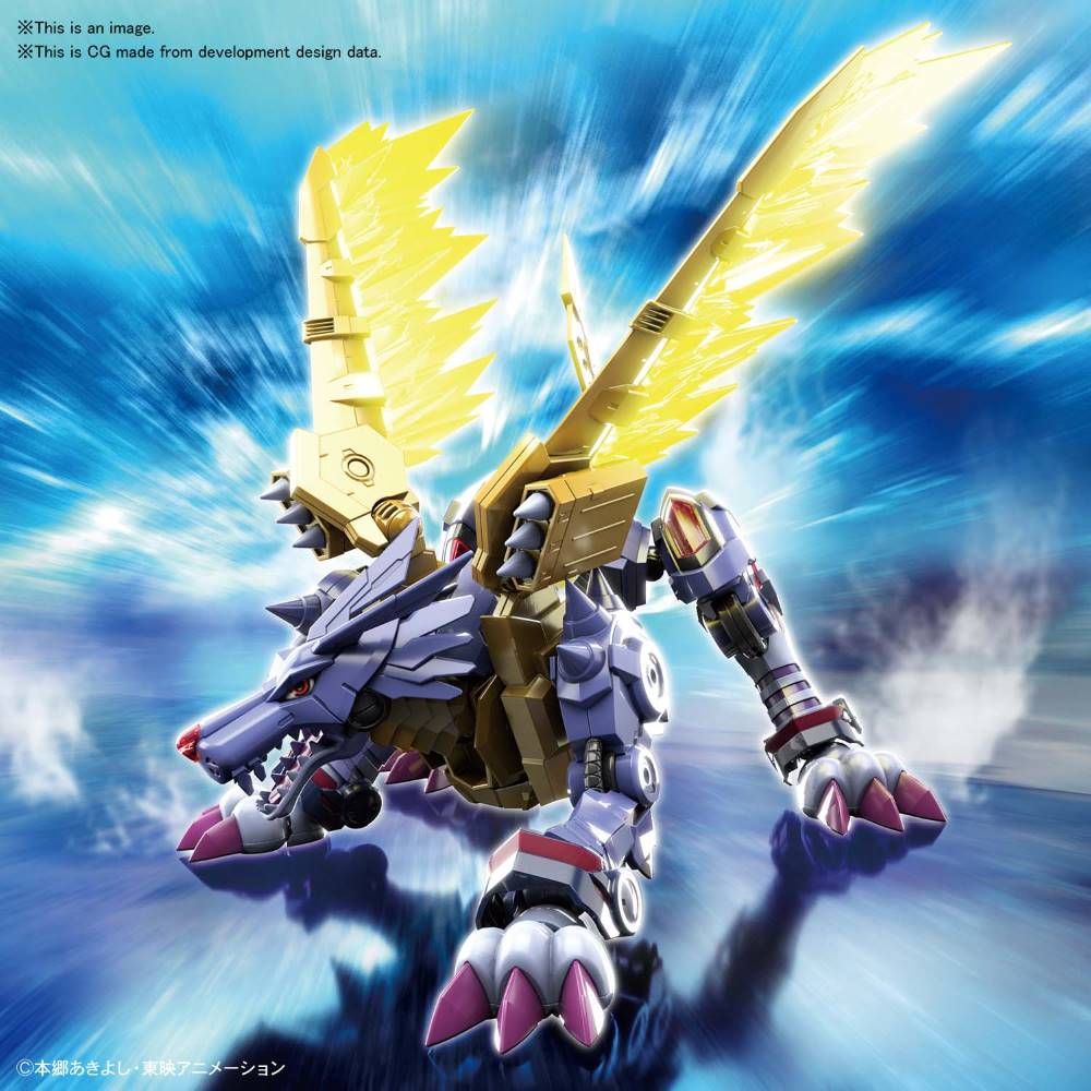 Figure-rise Standard Digimon Metal Garurumon (Amplified Ver.) Plastic Model Kit