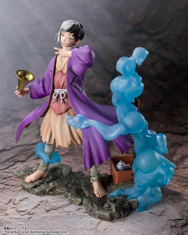 Bandai Original GASHAPON ONLINE Dr.STONE Anime Figure Asagiri Gen Action  Figure Toys For Kids Gift Collectible Model Ornaments