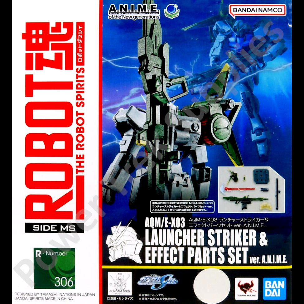 Robot Spirits #R-306 AQM/E-X03 Launcher Striker and Effect Parts Set Ver. A.N.I.M.E. Action Figure