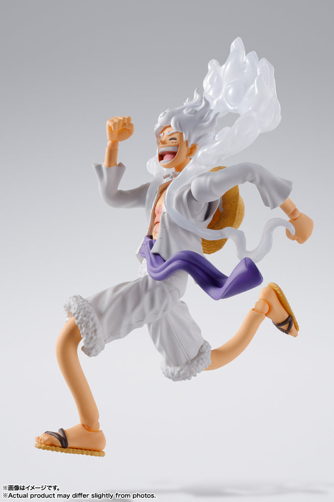 Action Figures Anime One Piece Luffy Gear 5 Figurine Q Version