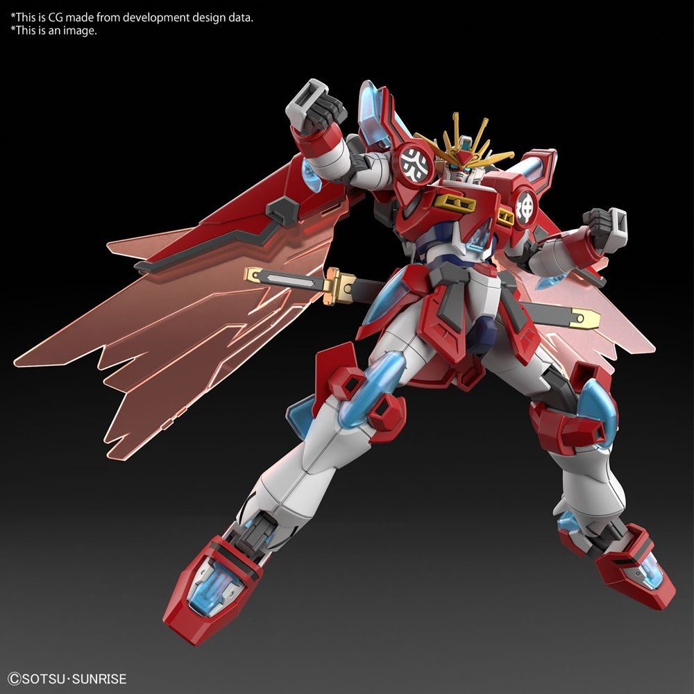Gundam 1/144 HGBM #XX Shin Burning Gundam Model Kit | ToyArena