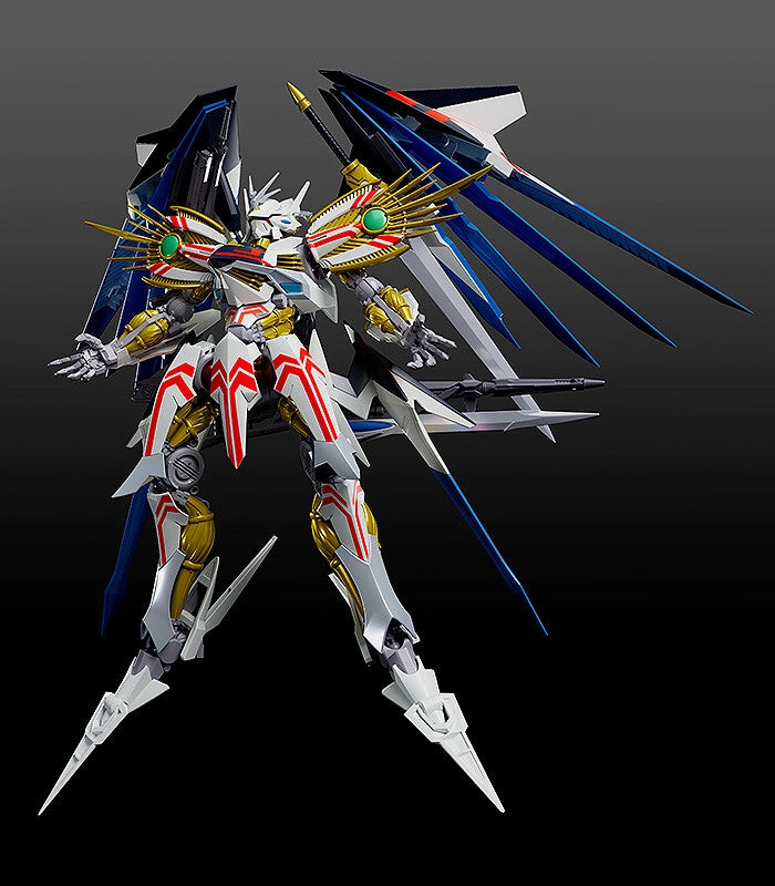 MODEROID Vilkiss Final Battle Variant - tampilan belakang dengan armor bahu