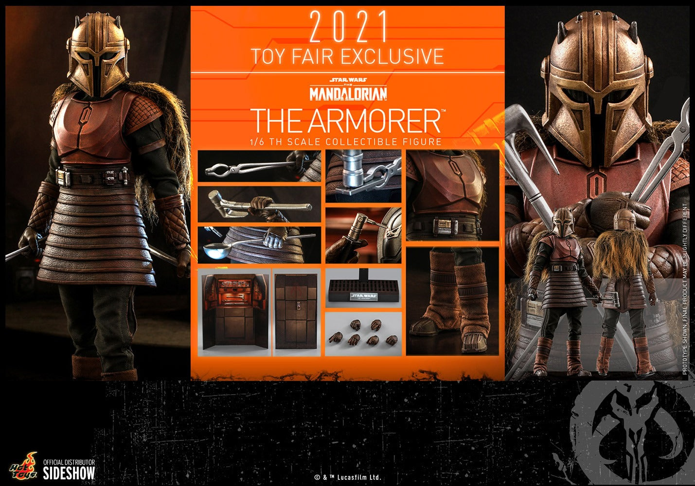 Hot Toys 1/6 Star Wars: Mandalorian The Armorer Sixth Scale TMS044
