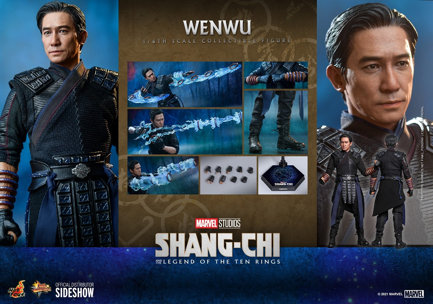 Hot Toys 1/6 Shang-Chi Wenwu Sixth Scale Figure MMS613