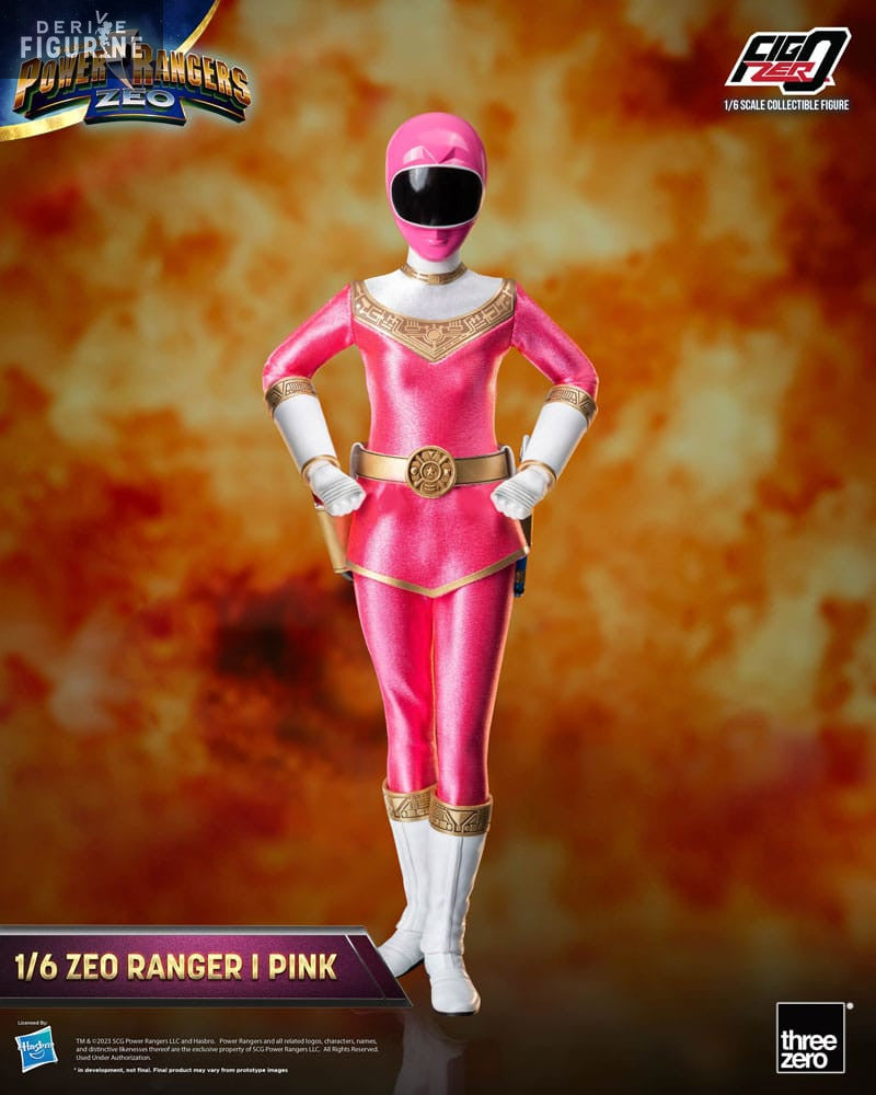 ThreeZero FigZero 1/6 Power Rangers Zeo Ranger I Pink Scale Action Figure