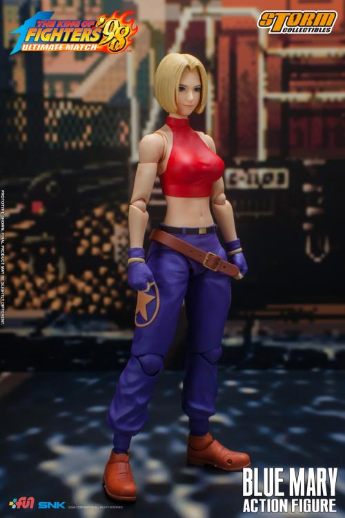 Storm Collectibles 1/12 The King of Fighters '98 Blue Mary Scale Action  Figure