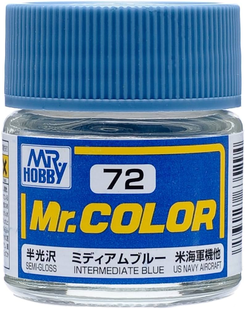Mr. Hobby Mr. Color C72 Semi Gloss Intermediate Blue 10ml Bottle