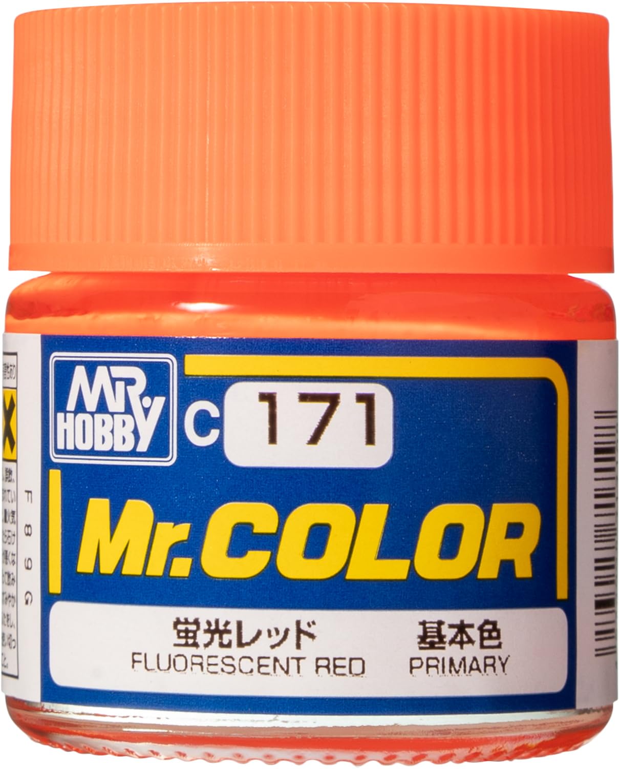 Mr. Hobby Mr. Color C171 Semi Gloss Fluorescent Red 10ml Bottle