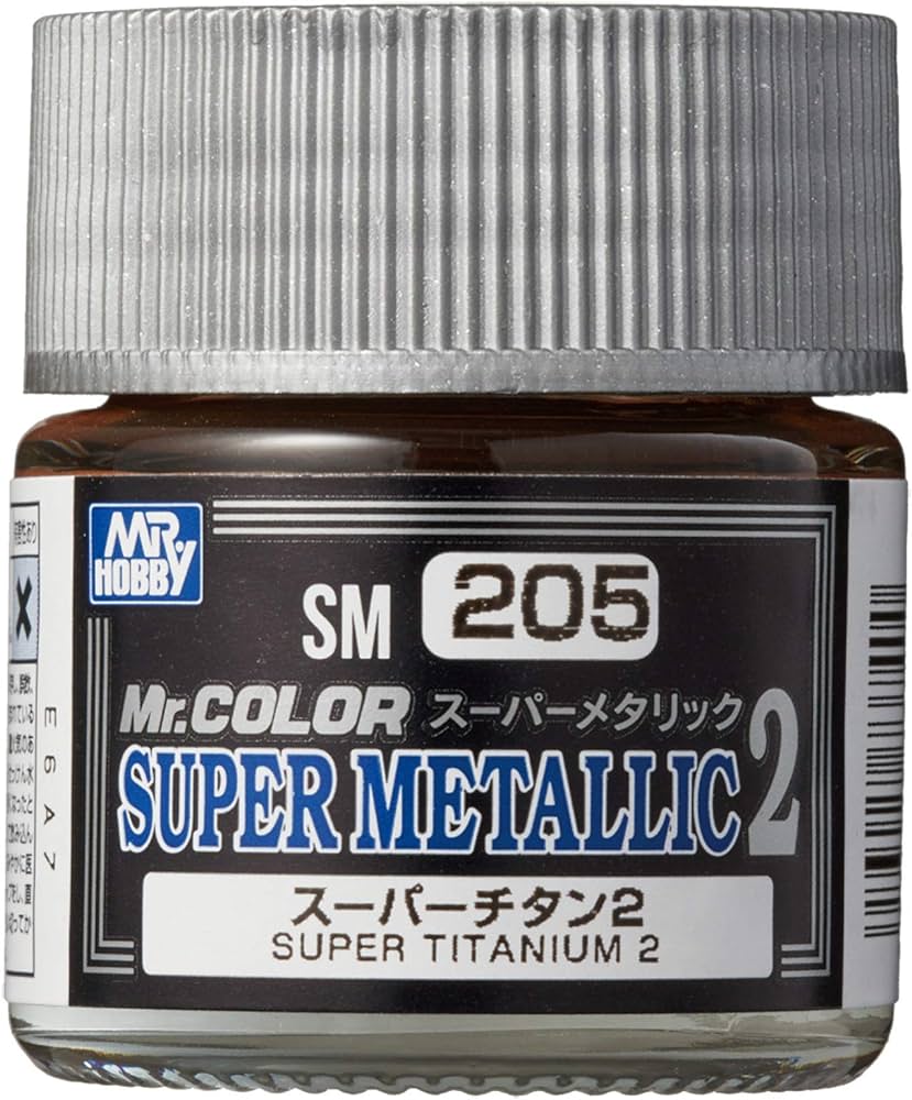 Mr. Hobby Mr. Color Super Metallic SM205 Super Titanium 2 10ml Bottle
