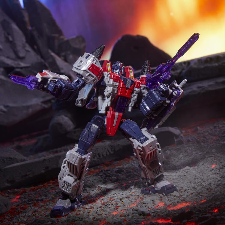 Transformers Generations Legacy United Voyager Class Cybertron Starscream Action Figure