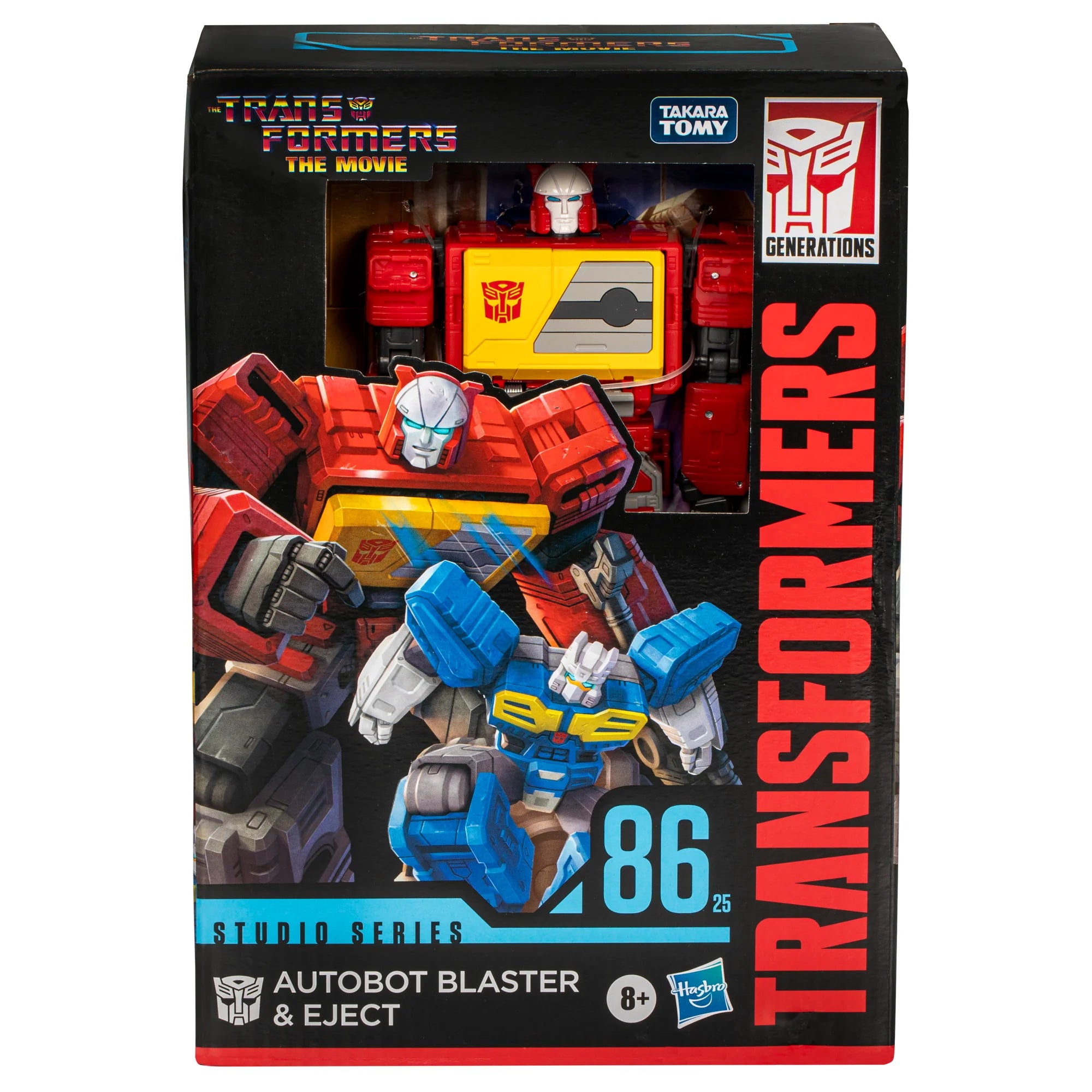 Transformers Generations Studio Series 86 #25 Voyager Autobot Blaster and Eject Action Figure