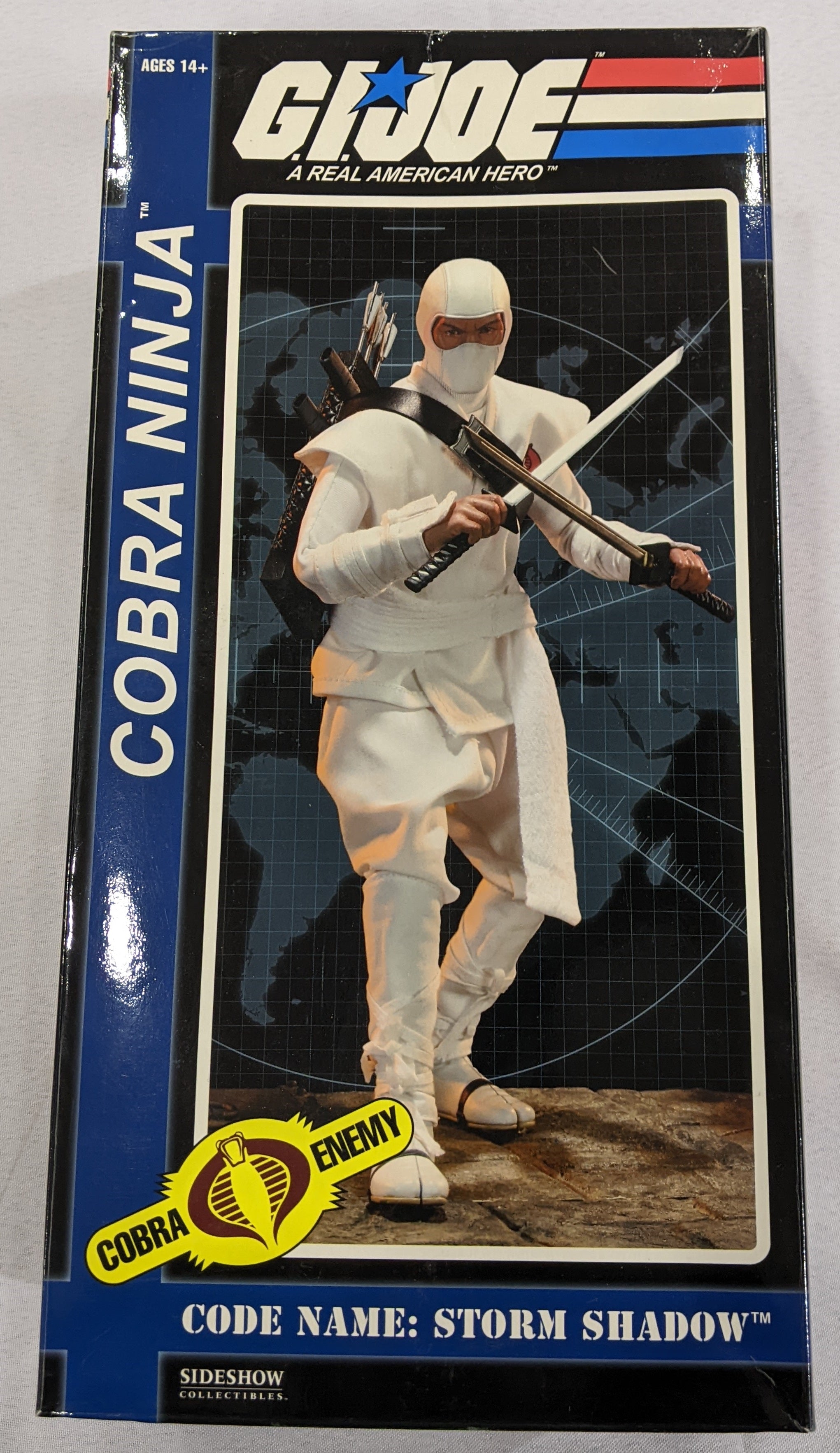 Sideshow Collectible 1/6 G.I. Joe Cobra Ninja Storm Shadow Sixth Scale Figure *Open Box*