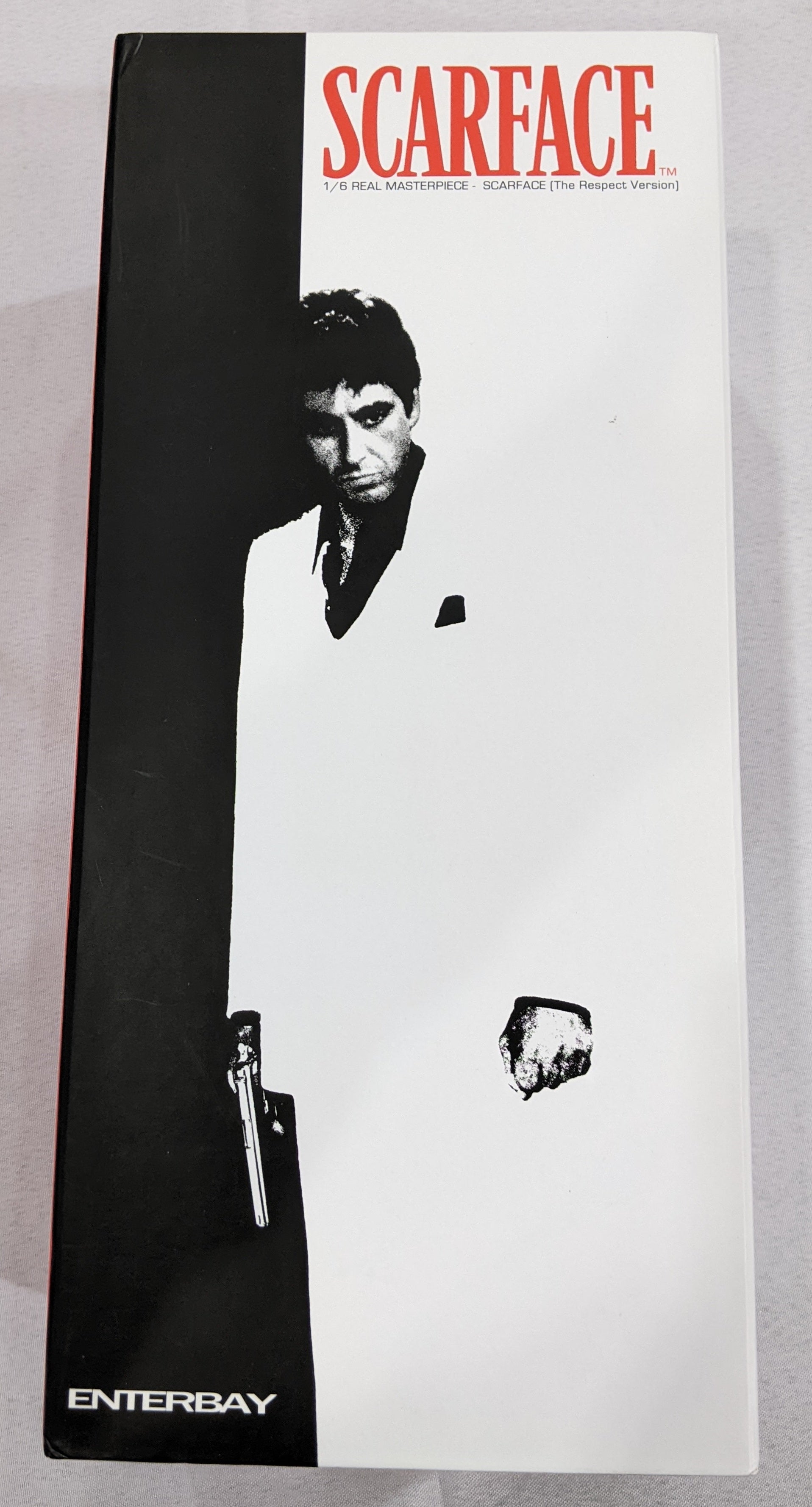 Enterbay Real Masterpiece 1/6 Scarface Tony Montana (The Respect Ver.) Sixth Scale Action Figure *Open Box*