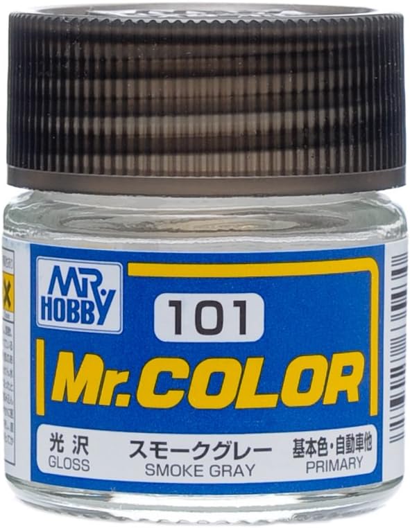 Mr. Hobby Mr. Color C101 Gloss Smoke Gray 10ml Bottle