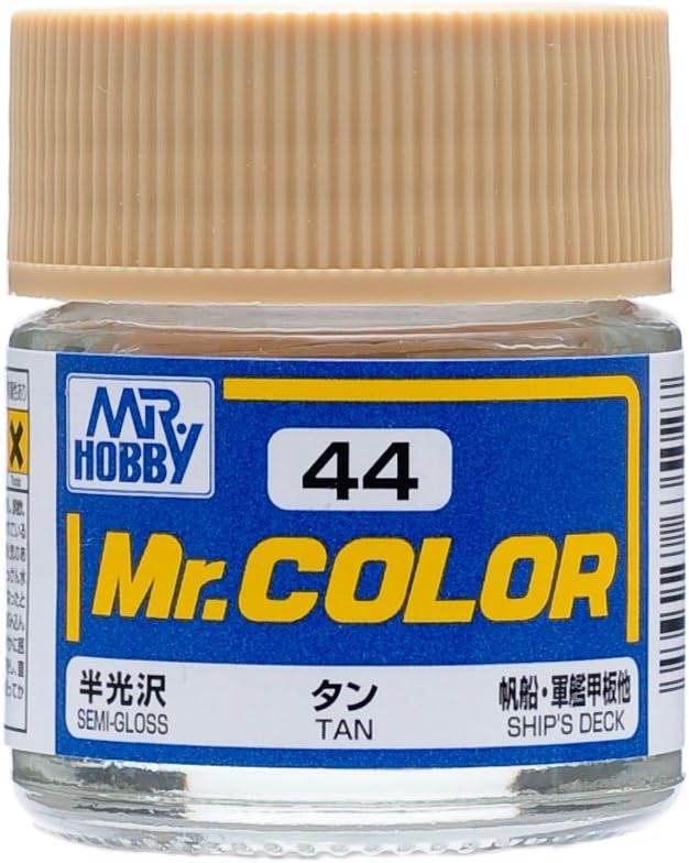 Mr. Hobby Mr. Color C44 Semi-Gloss Tan 10ml Bottle