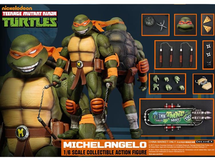 DreamEX 1/6 Teenage Mutant Ninja Turtles Michelangelo Sixth Scale Figure