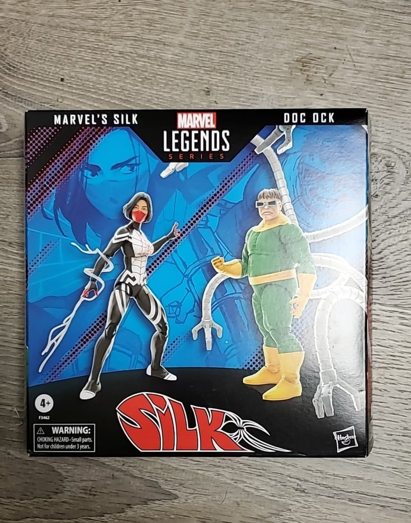 Marvel Legends Series Spider-Man 60th Anniversary Marvel's Silk and Doctor  Octopus 2-Pack 6-inch Action Figures (Exclusive) 