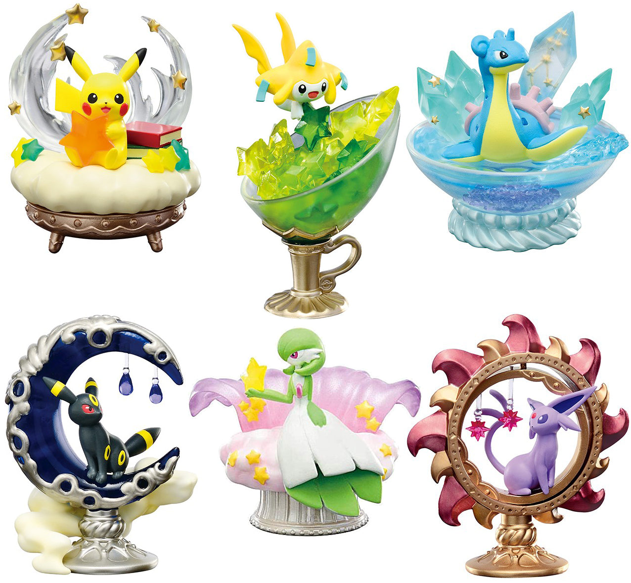 Re-Ment Pokemon Starry Night Starrium Assortment Trading Figures Box Set of 6