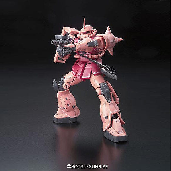 Gundam 1/144 RG #02 Gundam 0079 MS-06S Zaku II (Char Aznable's Custom) Model Kit