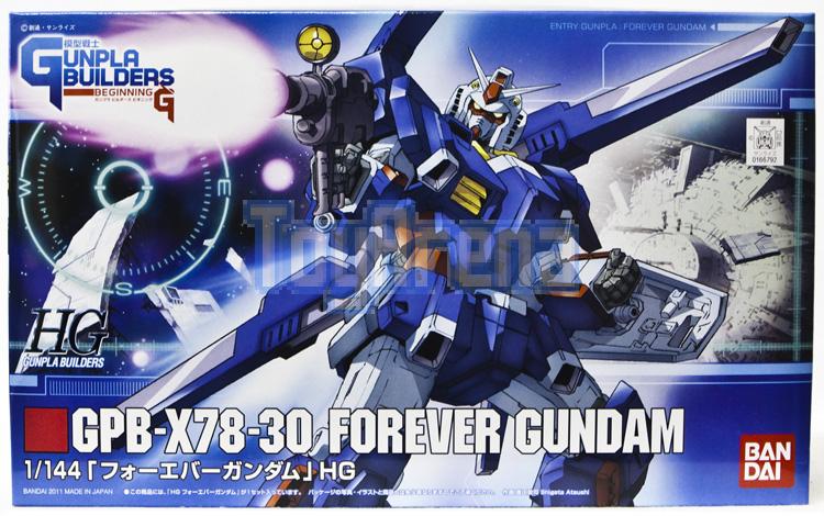 Gunpla 1/144 HG Builders #005 GPB-X78-30 Forever Gundam Model Kit