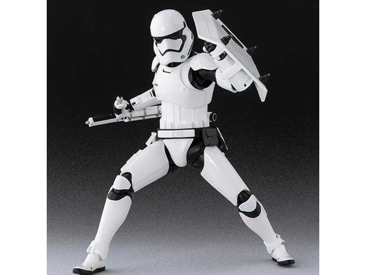 S.H. Figuarts First Order Stormtrooper (Shield & Baton) (First Order Riot  Trooper) Star Wars The Force Awakens Action Figure