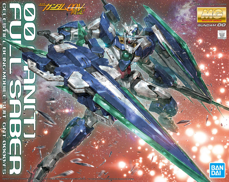Gundam 1/100 MG Gundam OO Battlefield Record 00 Qan[T] (Quanta) Full Saber Model Kit 1