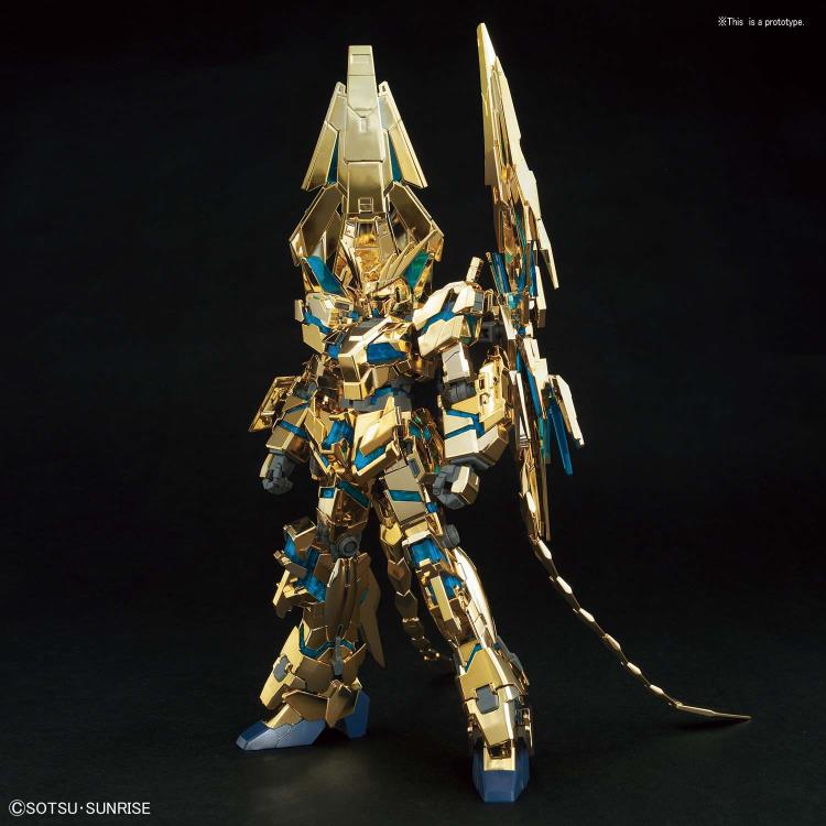 Gundam 1/144 HGUC #216 Gundam Narrative RX-0 Unicorn Gundam 03 Phenex (Destroy Mode) [Narrative Ver.] Gold Coating Model Kit