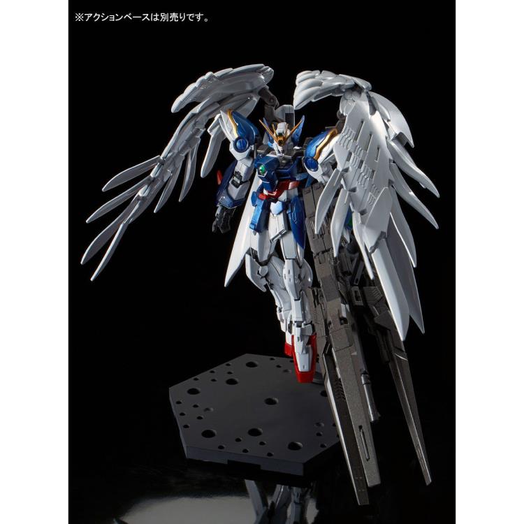 Gundam 1/144 RG Wing Gundam Zero EW & Drei Zwerg [Titanium Finish] (Wing Zero Custom) Model Kit Bandai Exclusive