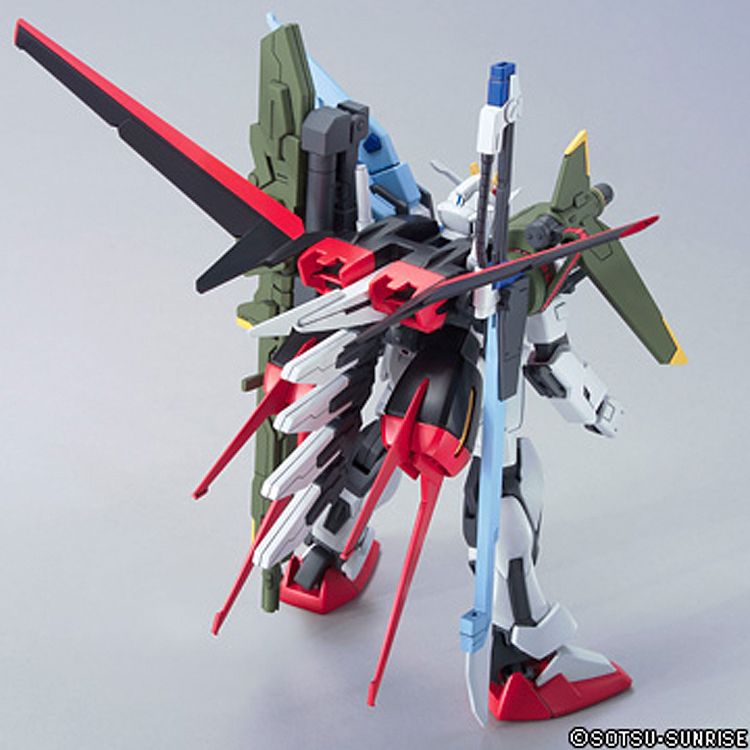 Gundam 1/144 HG Seed Remastered #R17 GAT-X105 + AQME/E-YM1 Perfect Strike Gundam Model Kit