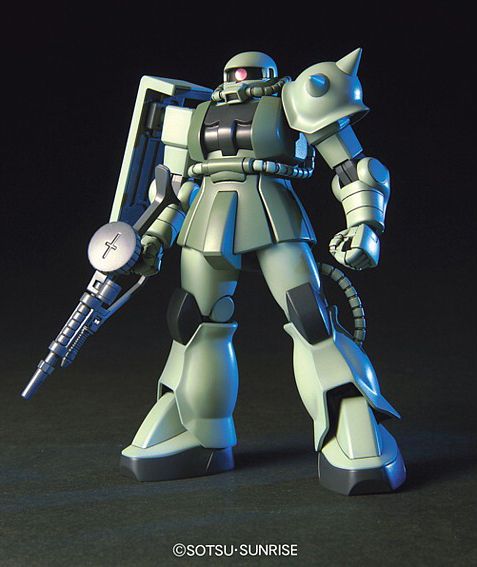 Gundam 1/144 #040 HGUC MS-06 Zaku II Mass Production Type Model Kit 2