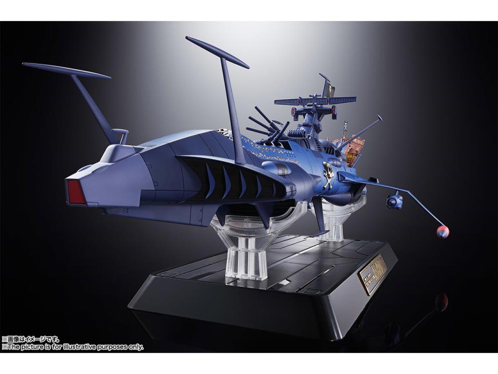 Soul of Chogokin GX-93 Space Pirate Captain Harlock Space Pirate Battleship  Arcadia Action Figure