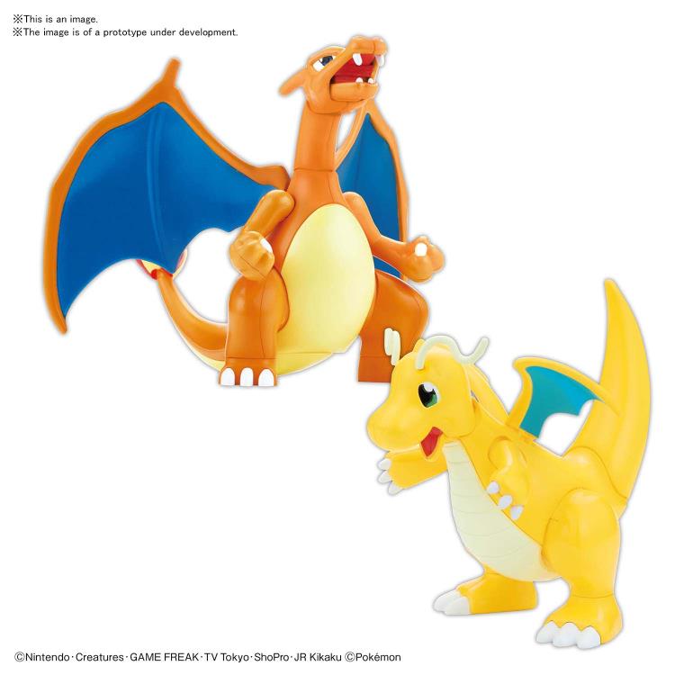 Bandai Pokemon Charizard & Dragonite Model Kit Set