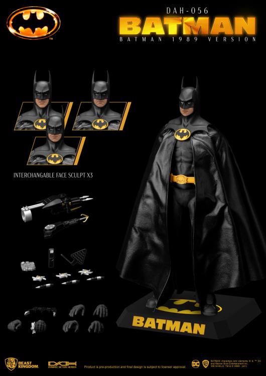 BATMAN 1989 Figurine Batman Dynamic Action Heroes Beast Kingdom BATMAN 1989 Figurine Batman Dynamic Action Heroes Beast Kingdom
