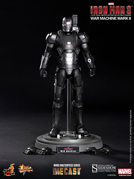 Hot Toys 1/6 Iron Man 3 War Machine Mark II Diecast Iron Man Sixth Scale  Figure MMS198-D03