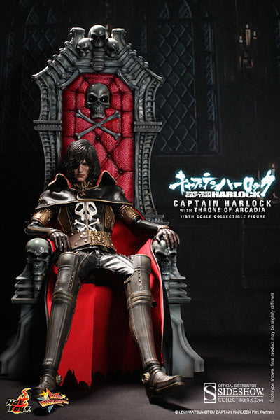 Hot Toys 1/6 Captain Harlock with Throne of Arcadia Sixth Scale Figure MMS223