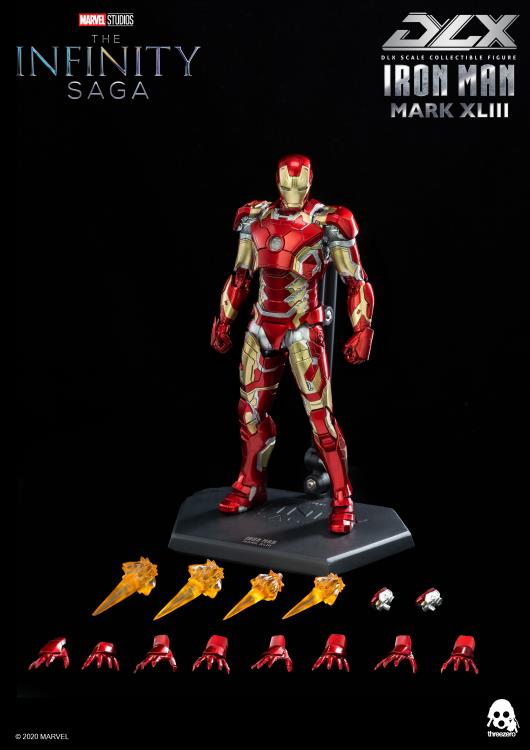 ThreeZero 1/12 Avengers: Age of Ultron Infinity Saga Iron Man Mark XLIII 43 DLX Scale Figure