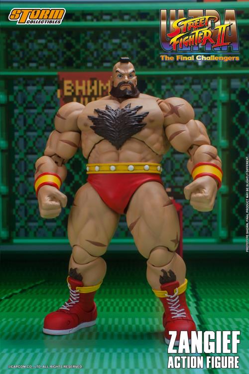 AUG238305 - ULTRA STREET FIGHTER 2 GREEN ZANGIEF 1/2 SCALE AF - Previews  World