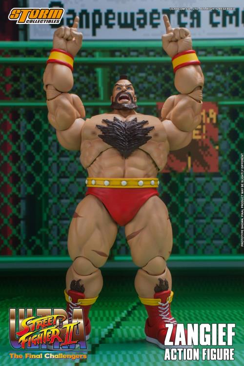 Storm Collectibles presents the Ultra Street Fighter II Action Figure -  ZANGIEF! Zangief is one of the most popular, iconic, biggest and…