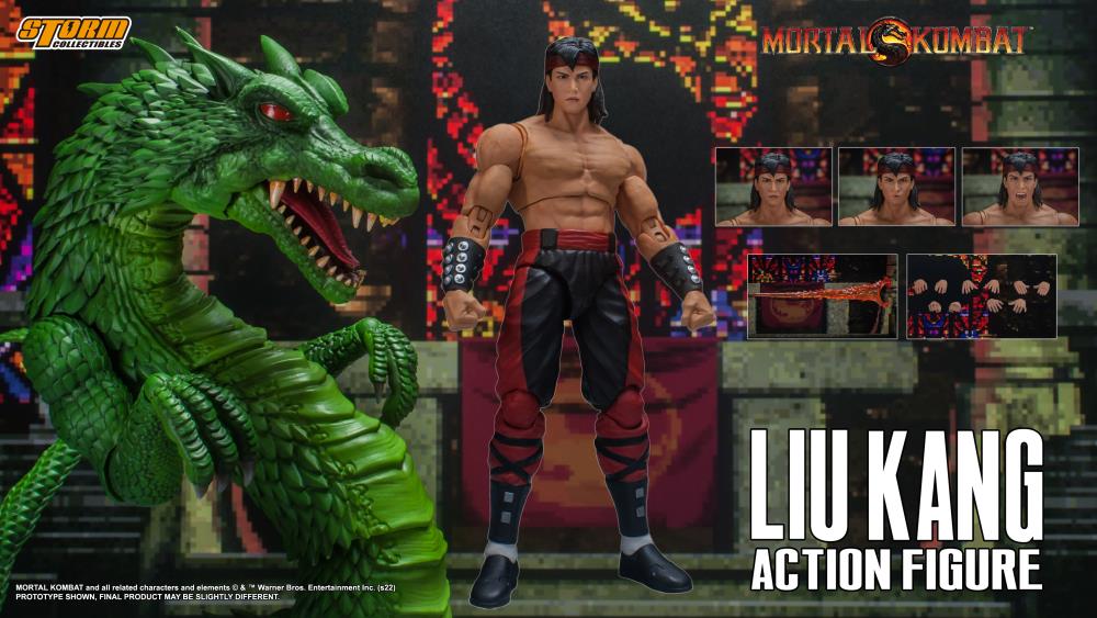 Storm Collectibles Mortal Kombat VS Series Liu Kang and Dragon Action Figure