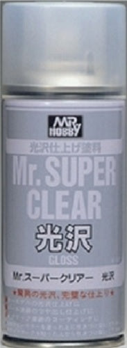 Mr. Hobby Mr. Super Clear Gloss Spray 170ml B-513 Model