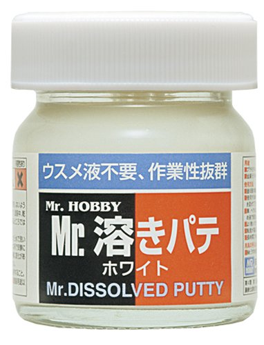 Mr. Hobby Mr. Dissolved Putty Bottle 40ml P-119 Model Supply