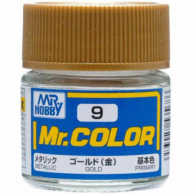 Mr. Hobby Mr. Color C9 Metallic Gold 10ml Bottle