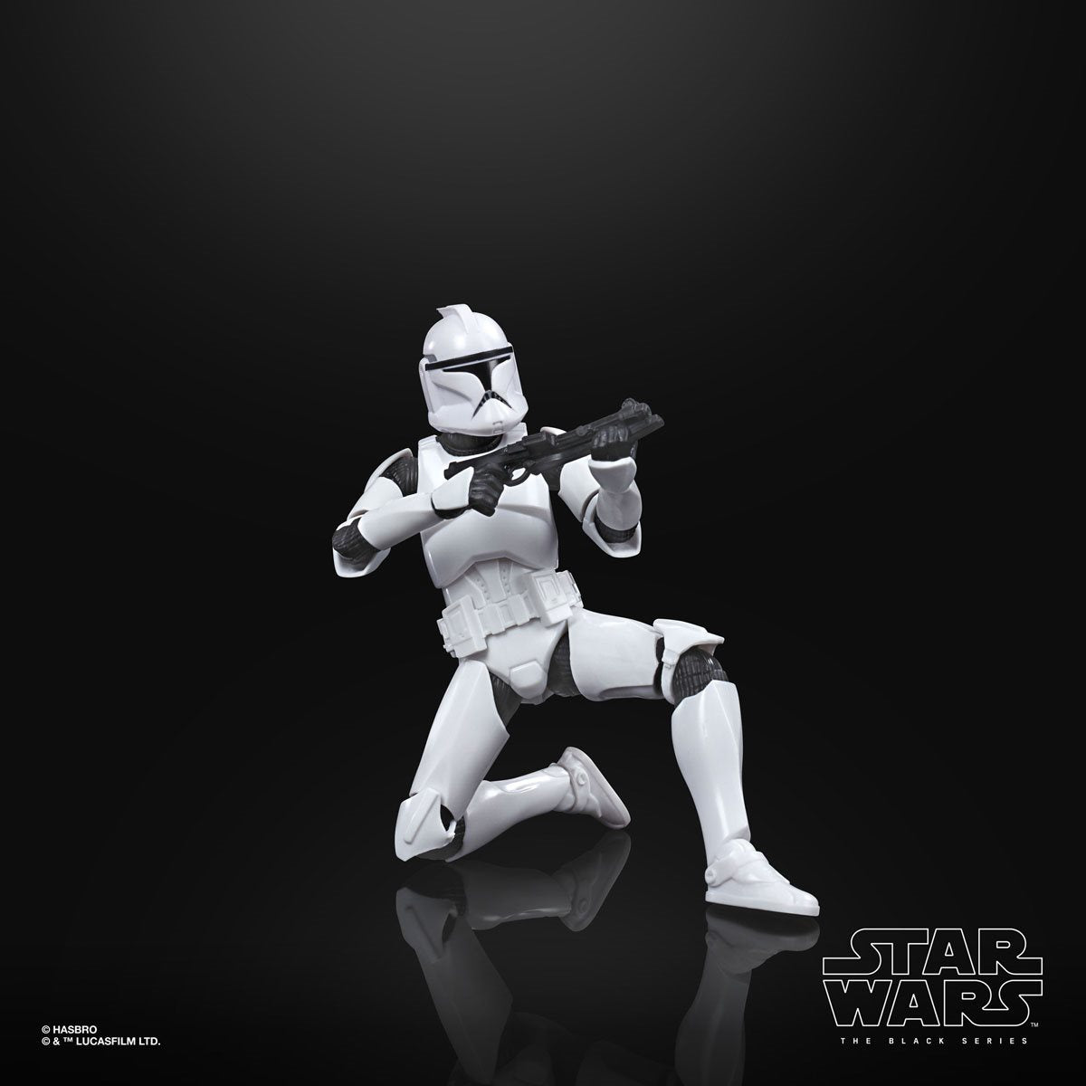 Hasbro Star Wars Black Series Attack of the Clones #02 Phase I Clone Trooper 6 Inch Action Figure