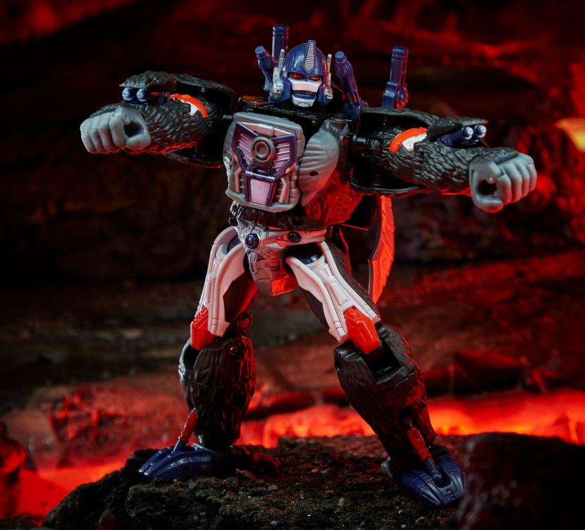 Transformers Generations War For Cybertron: Kingdom Voyager Optimus Primal Action Figure WFC-K8