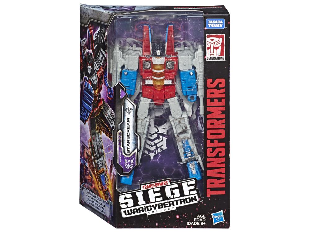 Transformers Generations War For Cybertron: Siege Voyager Starscream Action Figure WFC-S24