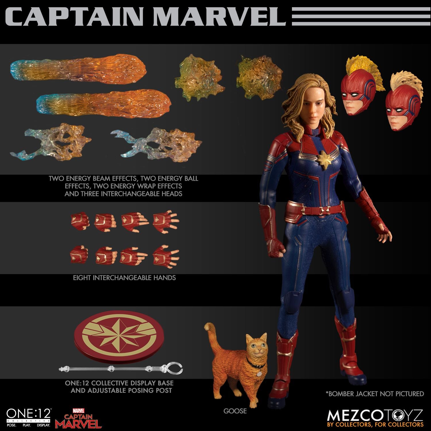 Mezco Toys One:12 Collective: Captain Marvel (2019) Action Figure 1