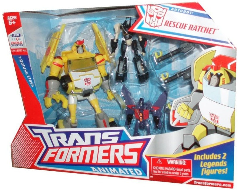 Transformers Animated Deluxe Rescue Ratchet Set