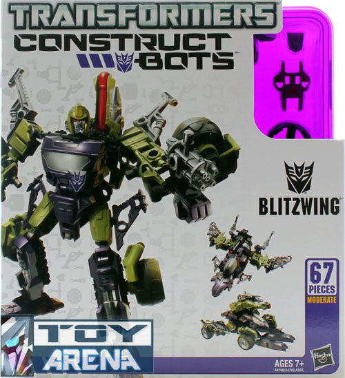 Transformers Construct-Bots Triple Changer Class Blitzwing Buildable Action Figure