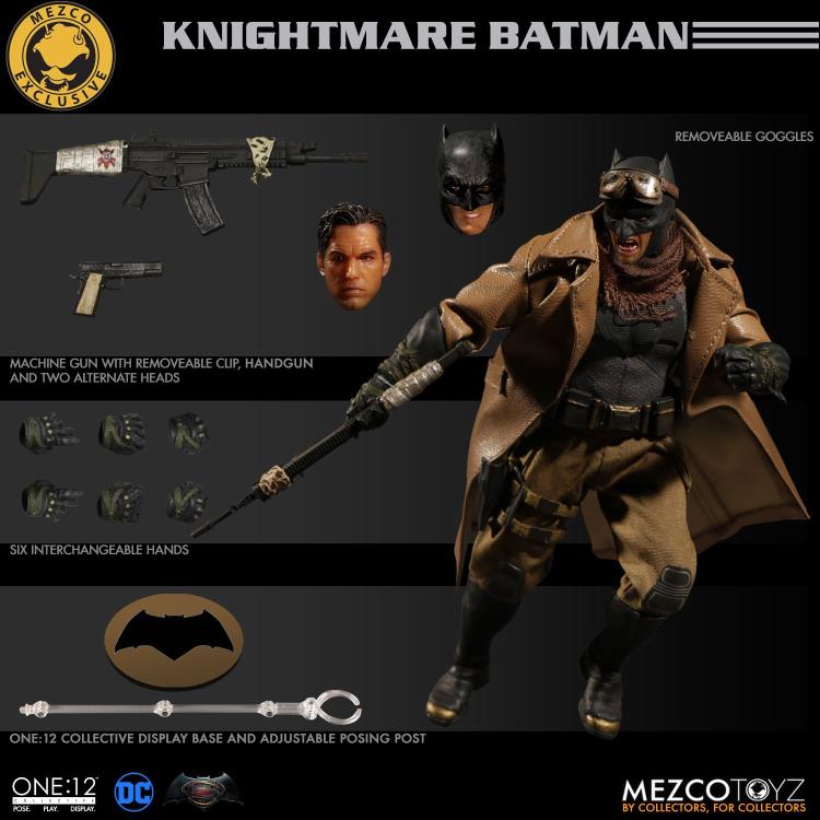 Mezco Toyz ONE:12 Collective: Knightmare Batman Action Figure