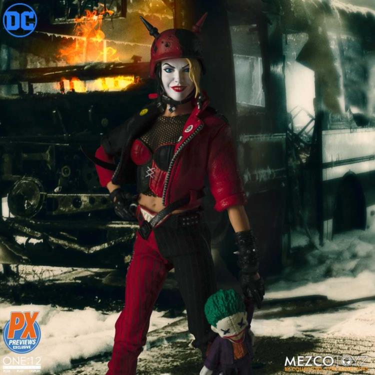 Mezco Toyz ONE:12 Collective: Harley Quinn (Playing for Keeps) PX Previews Exclusive Action Figure